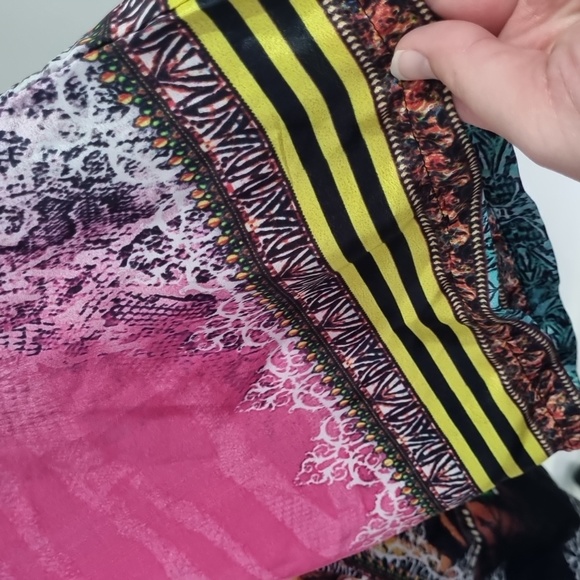 Embellished Kaftans, pink/yellow/green/animal print playsuit, boho size M/L - Picture 6 of 12